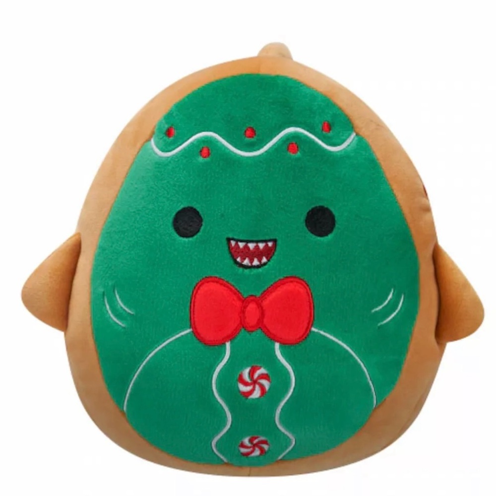 Squishmallows MORK 5” Gingerbread Shark plush